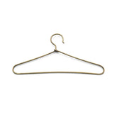 Gold brass clothes hanger