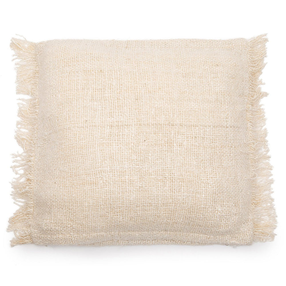 Cream cotton cushion cover