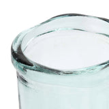 Blue recycled glass vase